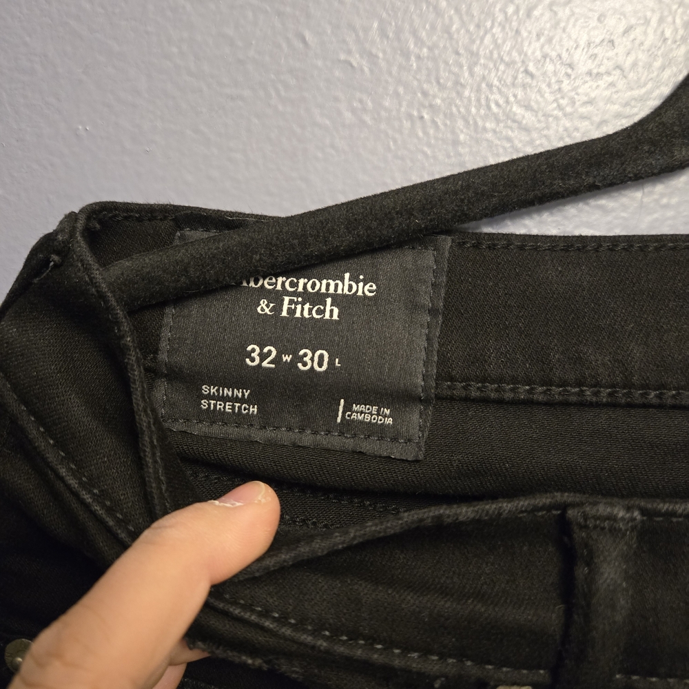 Abercrombie & Fitch Black Skinny Jeans